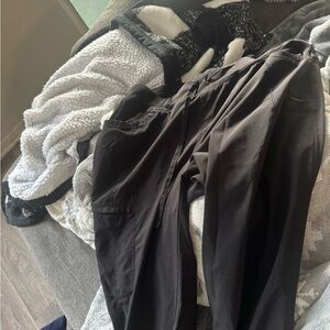 Infinity scrub pants black large